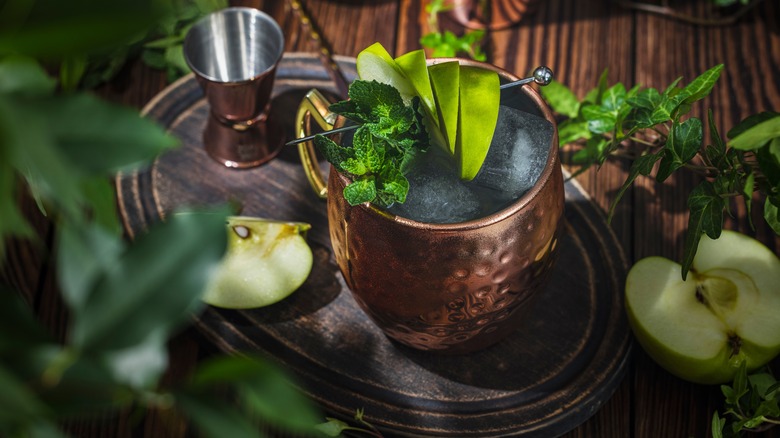 Irish green apple mule