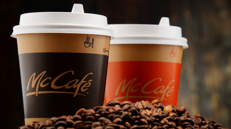 McDonald's coffee and coffee beans