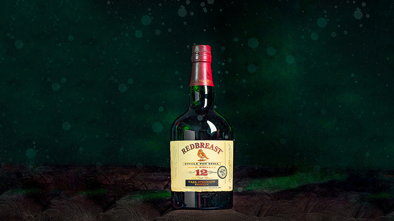 Bottle of Redbreast whiskey