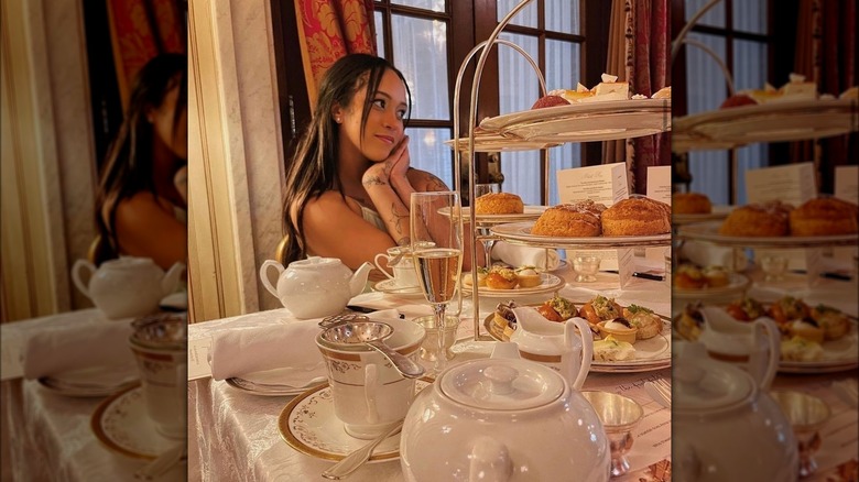Afternoon tea spread