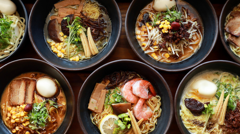Bowls of ramen