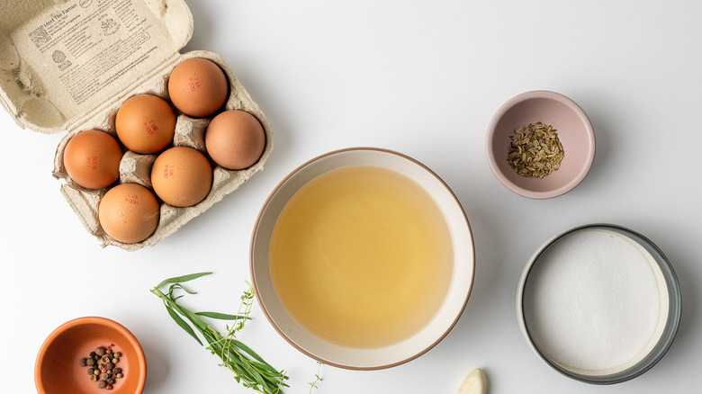 ingredients for pickled eggs