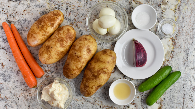 korean potato salad ingredients