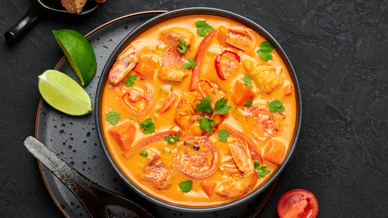 fish stew with orange broth