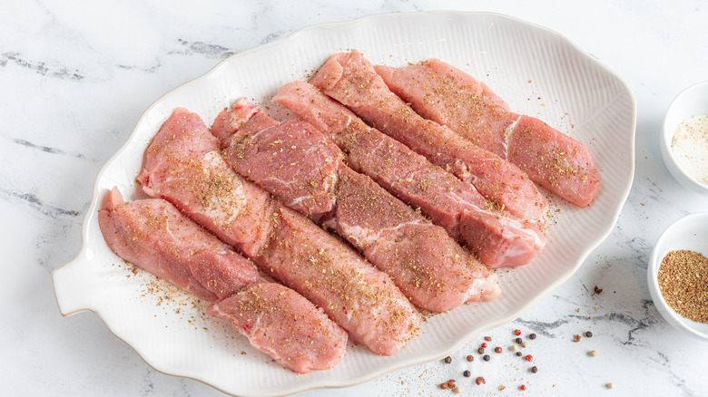 seasoning pork ribs