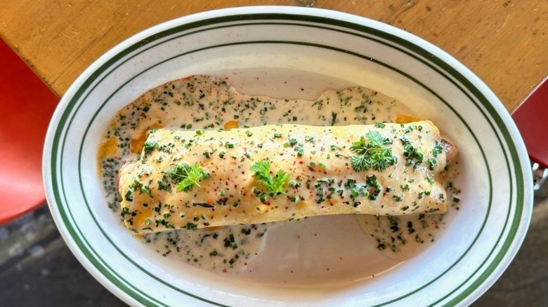 Connie & Ted's seafood omelette 