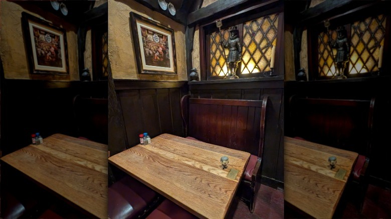 Walt Disney's booth at Tam O'Shanter